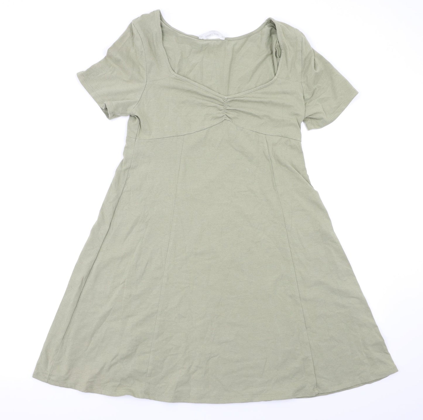 Double Zero Womens Green   Fit & Flare  Size L