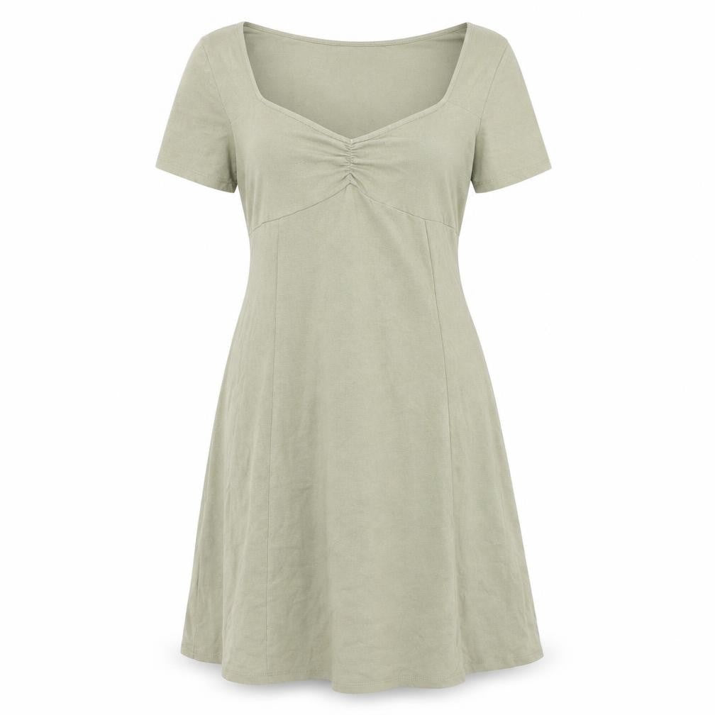 Double Zero Womens Green   Fit & Flare  Size L