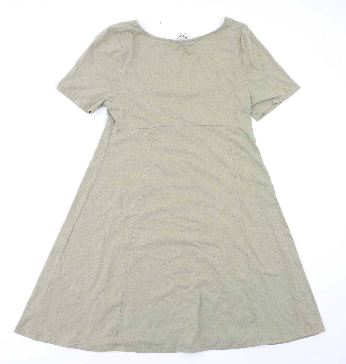 Double Zero Womens Green   Fit & Flare  Size L