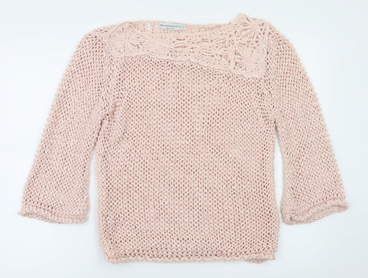 STAMBECCO Womens Pink   Pullover Jumper Size L