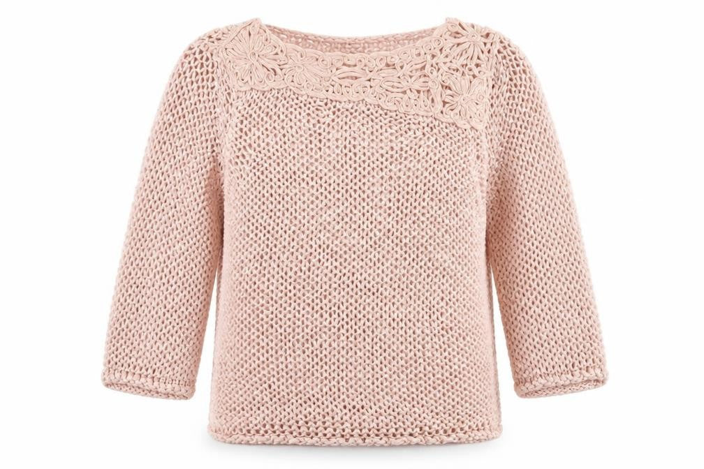 STAMBECCO Womens Pink   Pullover Jumper Size L