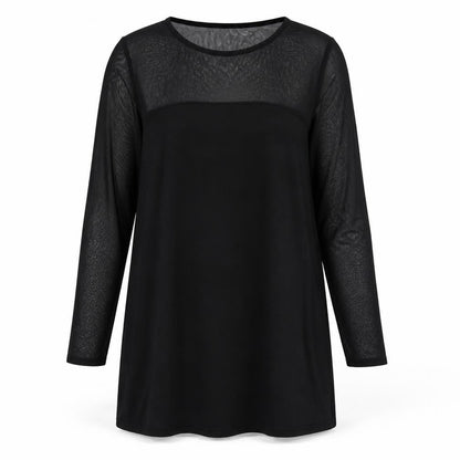 Front view of Missguided women’s black a-line, size UK 14
