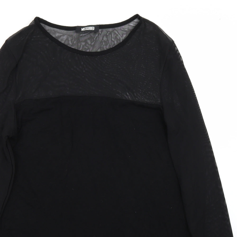 Missguided Womens Black   A-Line  Size 14