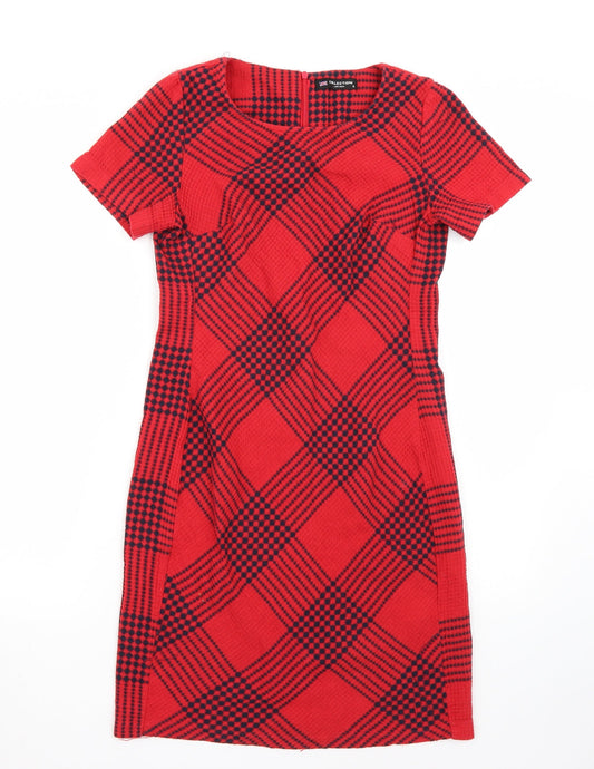 Collection London Womens Red  Rayon A-Line  Size 8