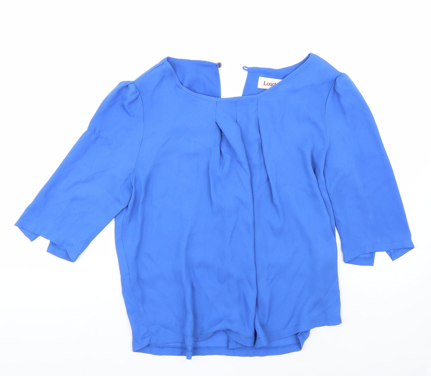 Louche Womens Blue   Basic Blouse Size 10