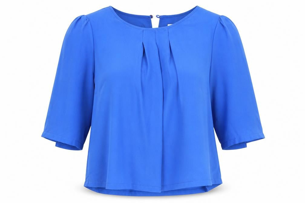 Louche Womens Blue   Basic Blouse Size 10