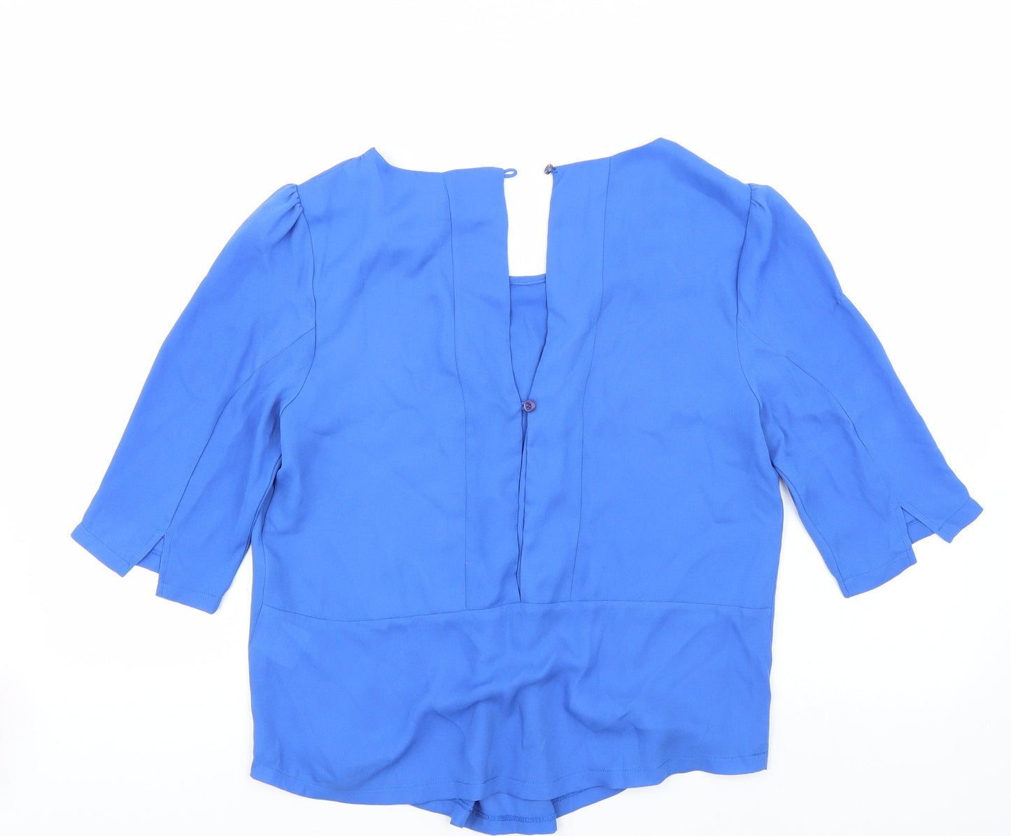Louche Womens Blue   Basic Blouse Size 10