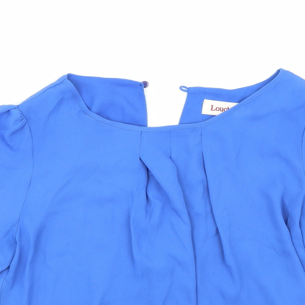 Louche Womens Blue   Basic Blouse Size 10
