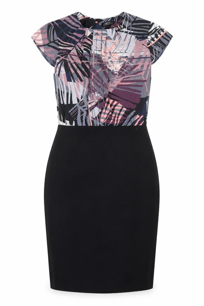 Papaya Womens Black  Rayon A-Line  Size 10