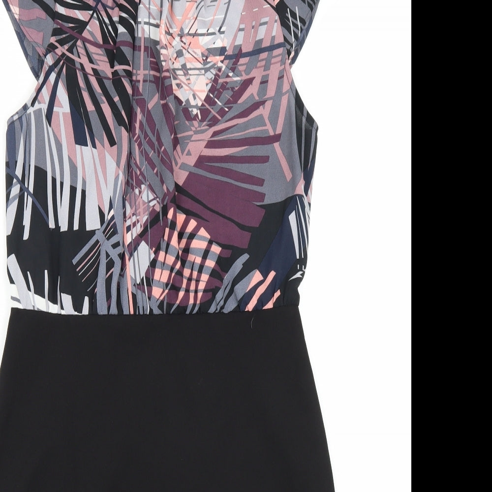 Papaya Womens Black  Rayon A-Line  Size 10