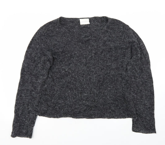 offshoot Womens Grey   Pullover Jumper Size L