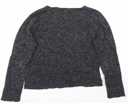 Back view of offshoot women’s grey jumper, size L