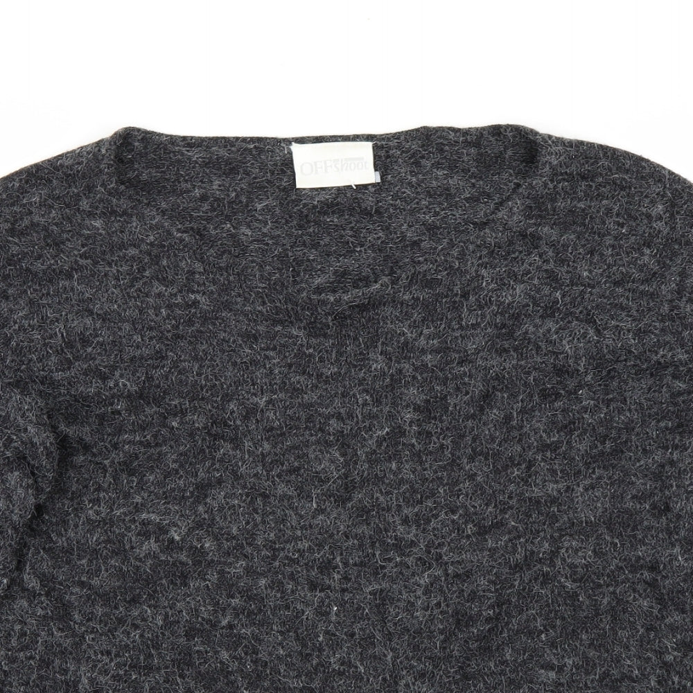 offshoot Womens Grey   Pullover Jumper Size L