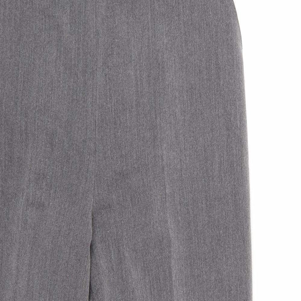 Emma Womens Grey   Trousers  Size 14 L28 in
