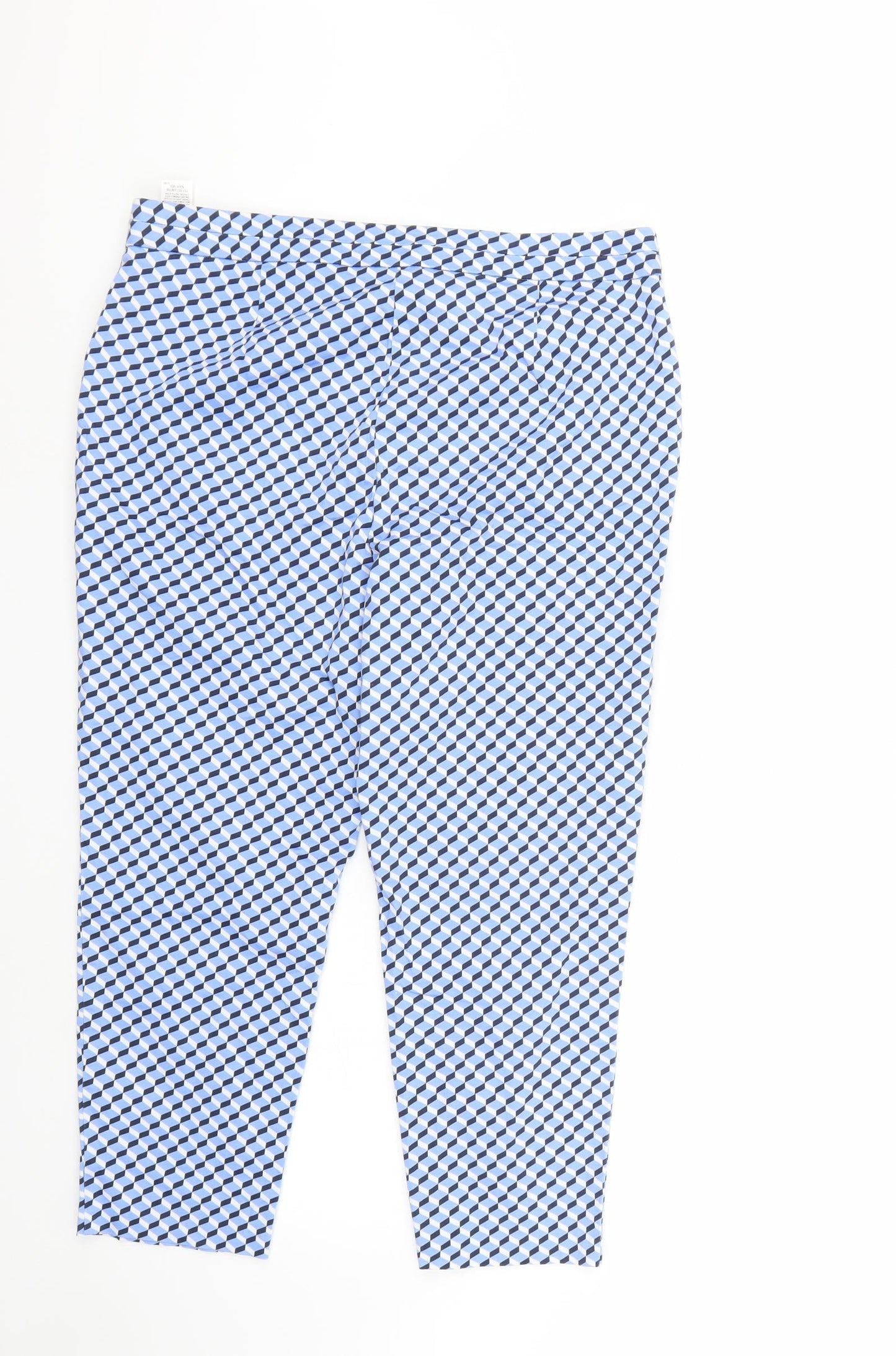 Marks and Spencer Womens Blue   Trousers  Size 14 L23 in