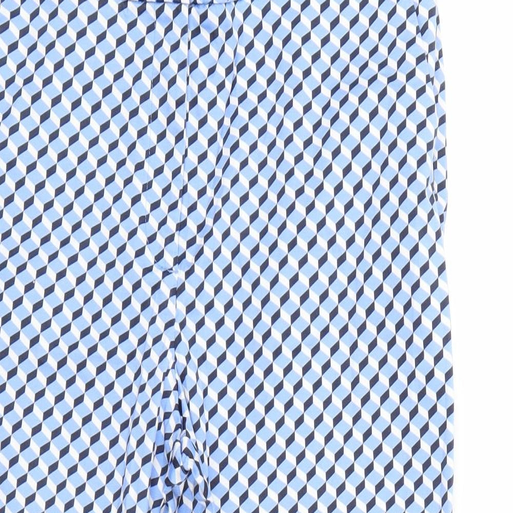 Marks and Spencer Womens Blue   Trousers  Size 14 L23 in