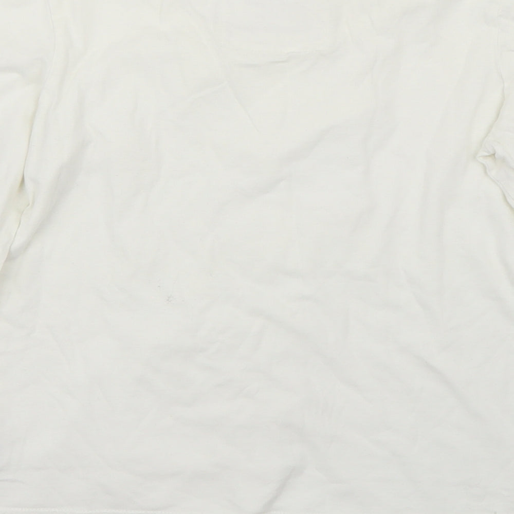 NEXT Girls White   Basic T-Shirt Size 11 Years