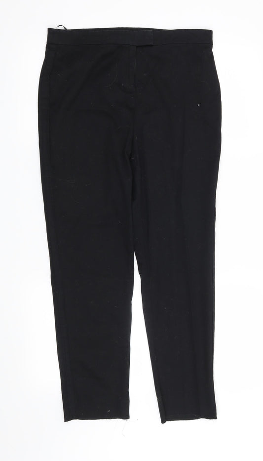 Marks and Spencer Womens Black   Trousers  Size 10 L26 in