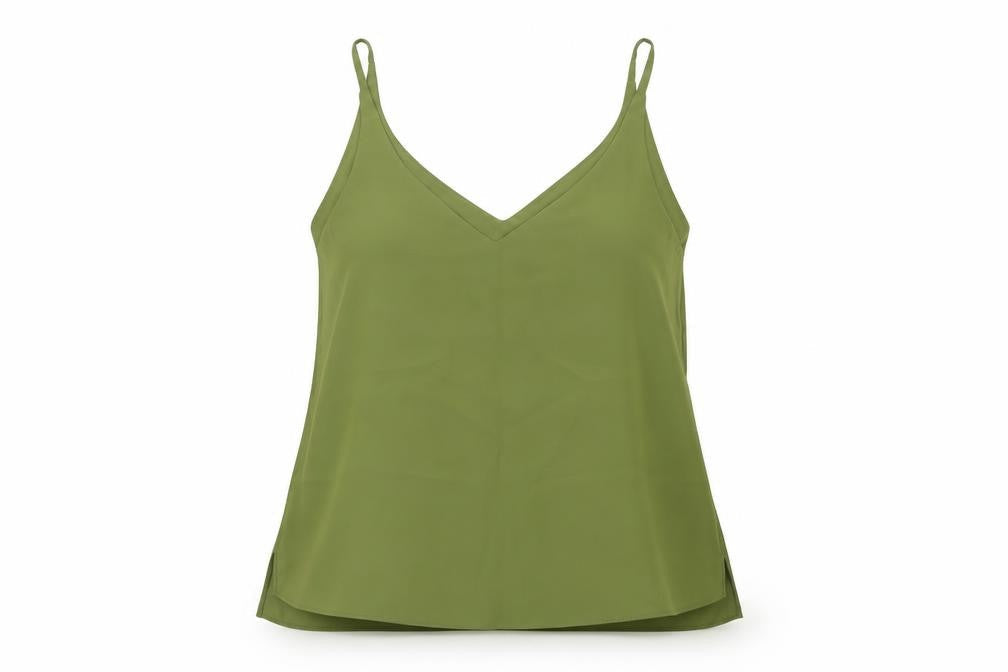 Topshop Womens Green   Basic Blouse Size 10