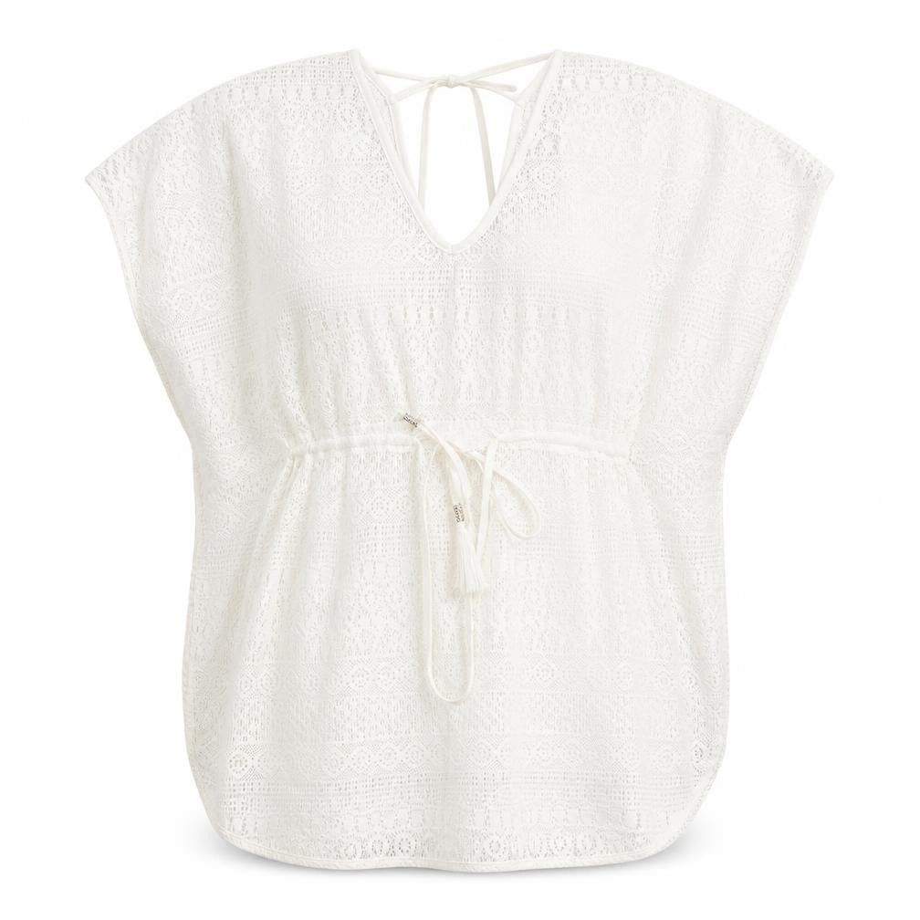 Preworn Womens White  Knit Pullover Jumper One Size