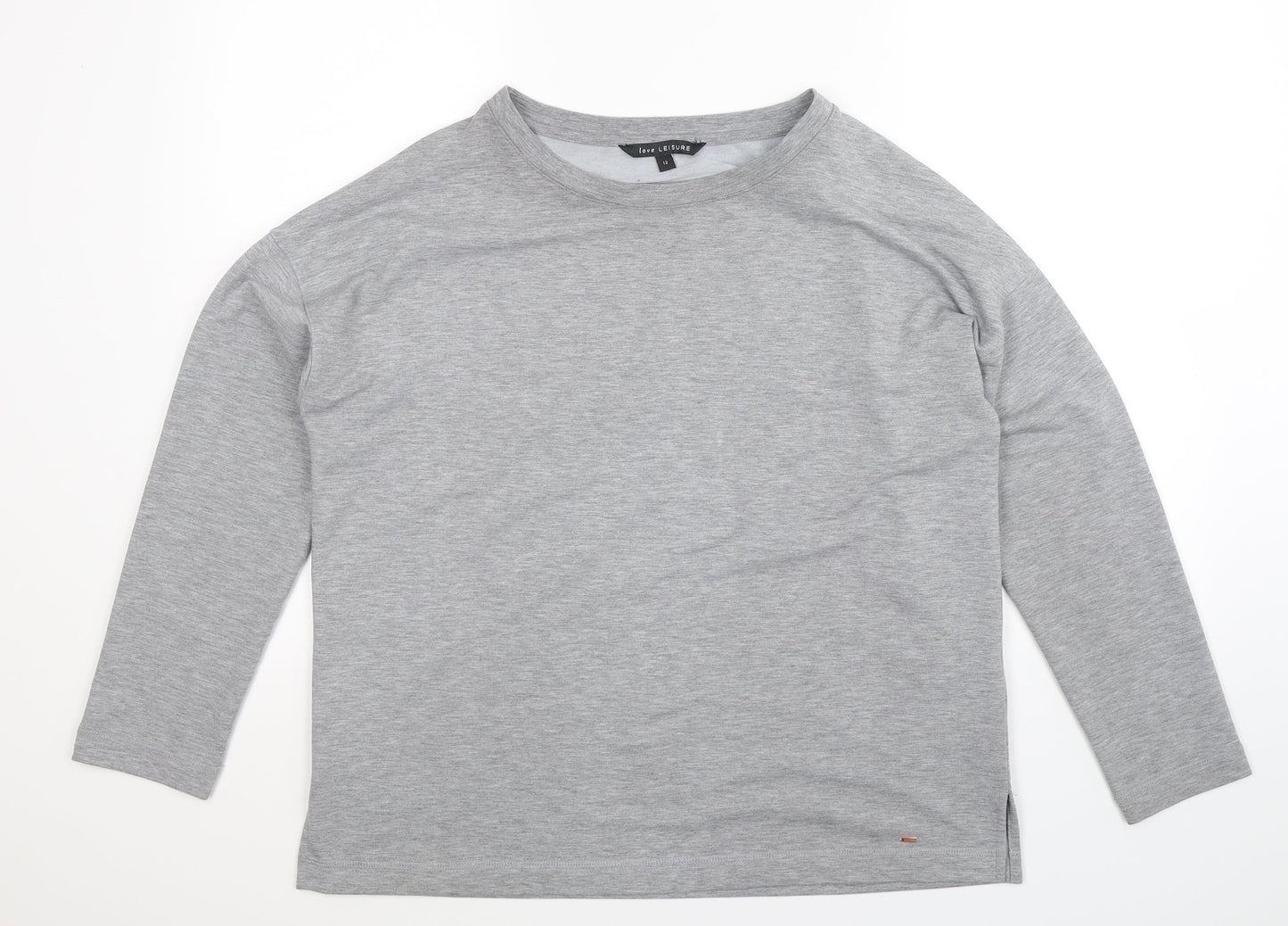 Preworn Womens Grey   Pullover Sweatshirt Size 12