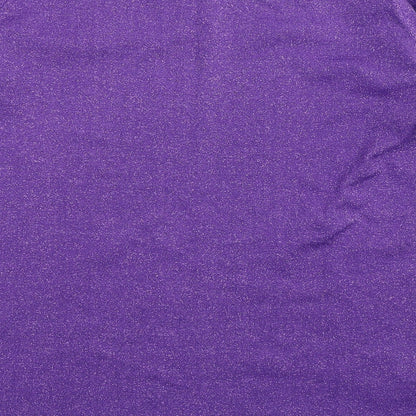Brand and care label for Michele Hope women’s purple jumper, size UK 20
