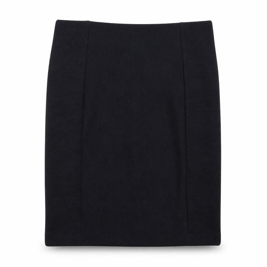 Front view of H&M women’s blue mini skirt, size S