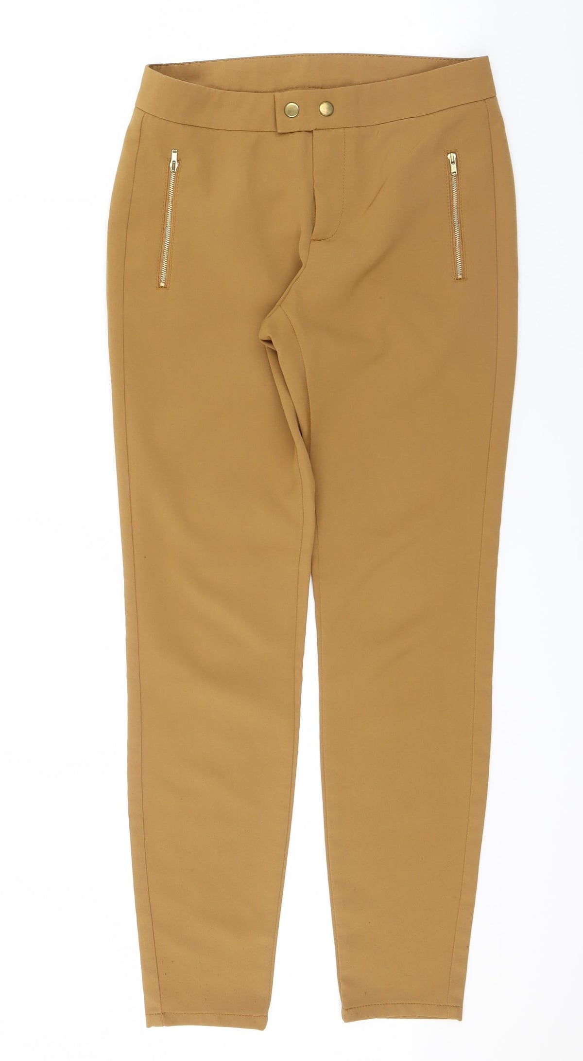 VERO MODA Womens Brown   Capri Trousers Size 36 L29 in