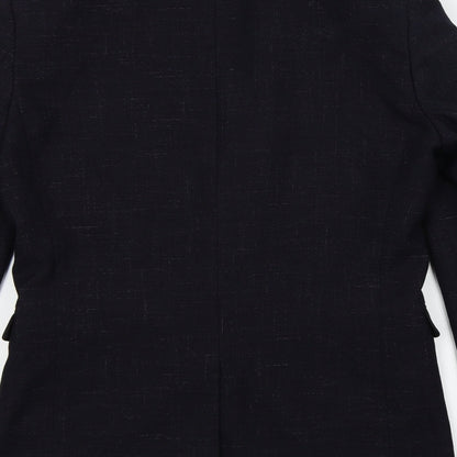 Brand and care label for Next men’s blue jacket suit jacket, size 38