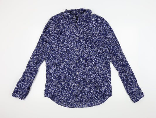 Gap Mens Blue    Button-Up Size M