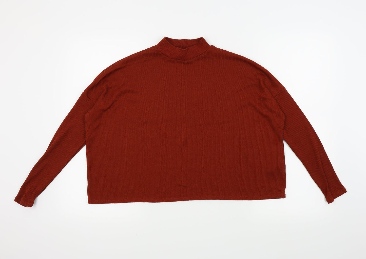 H&M Womens Orange   Basic T-Shirt Size S