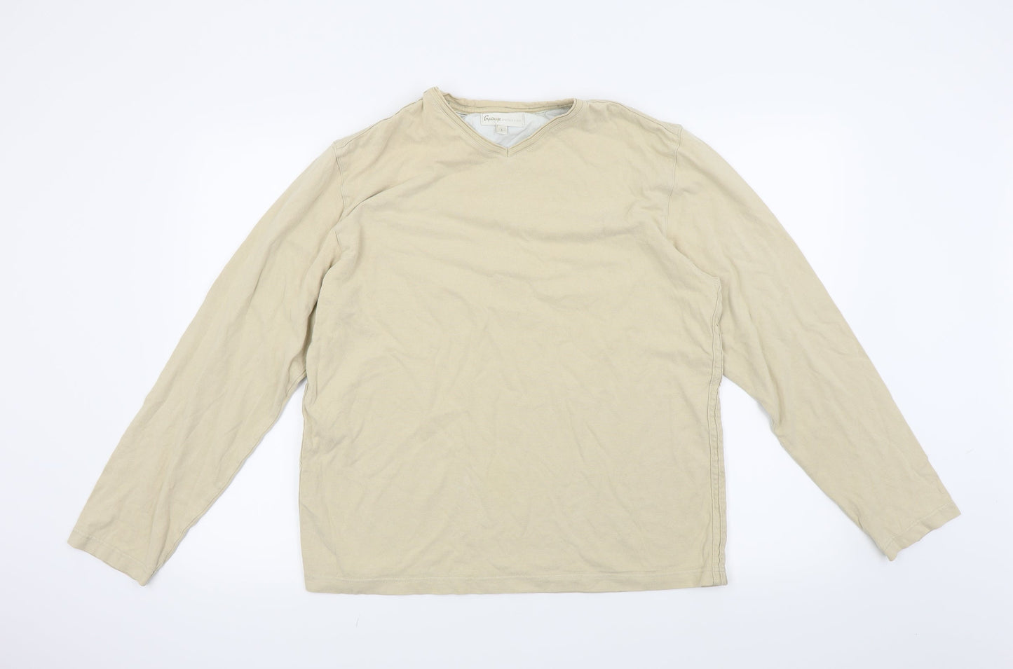 George Mens Beige    T-Shirt