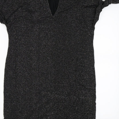 Dorothy Perkins Womens Black   A-Line  Size 6