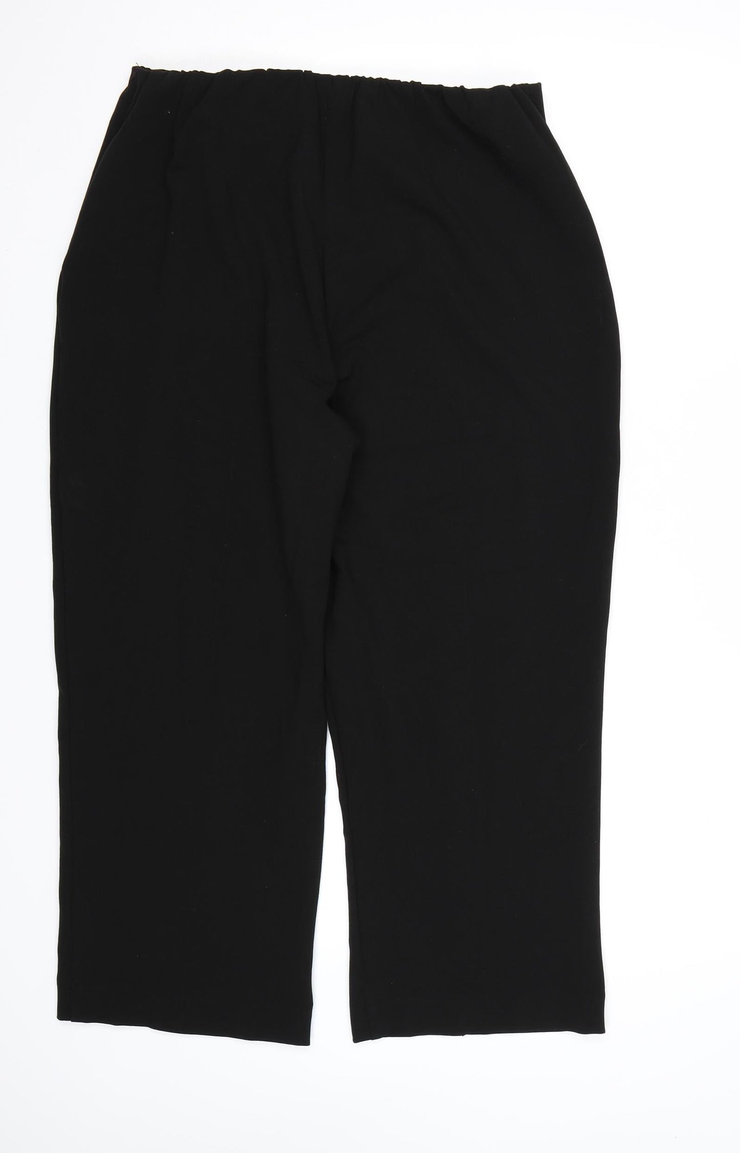 Arista Womens Black  Rayon Dress Pants Trousers Size 18 L24 in
