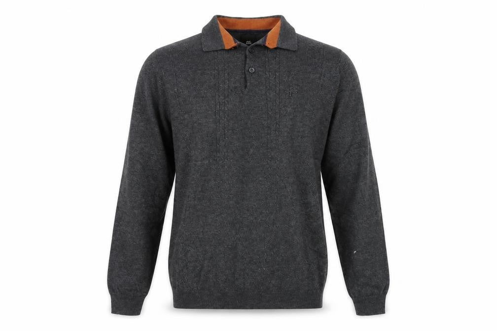 River Island Mens Grey  Knit Pullover Jumper Size S