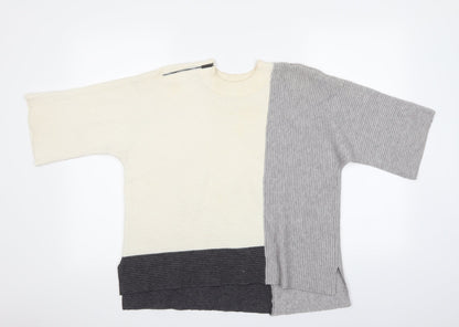 Additional front view of River Island women’s multicoloured jumper, size XS
