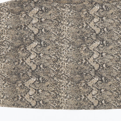 Brand and care label for Zara women’s multicoloured animal print jumper, size S, - cropped