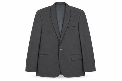 Front view of F&F men’s grey jacket suit jacket