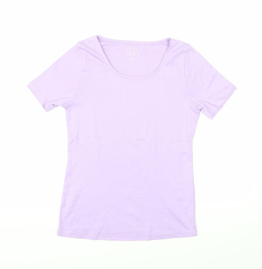 love tees Womens Purple   Basic T-Shirt Size 10