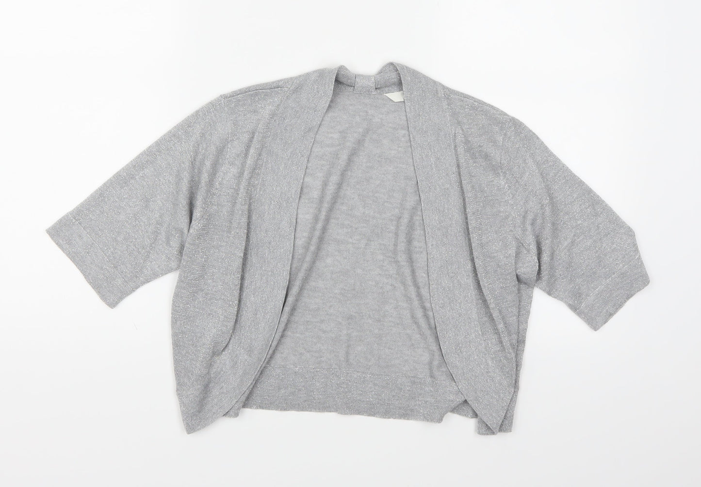 BHS Womens Silver   Cardigan Jumper Size 12