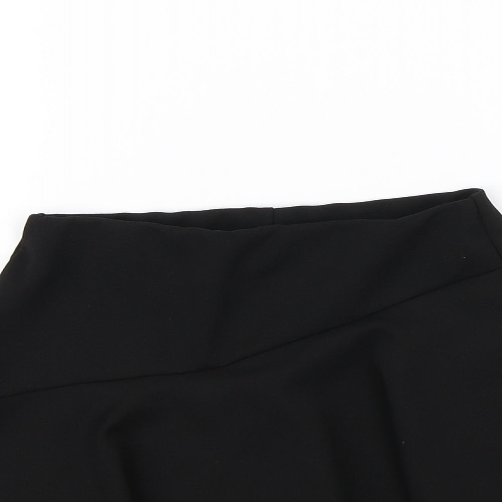 Pretty Little Thing Womens Black   Wrap Shorts Size 4 - skort