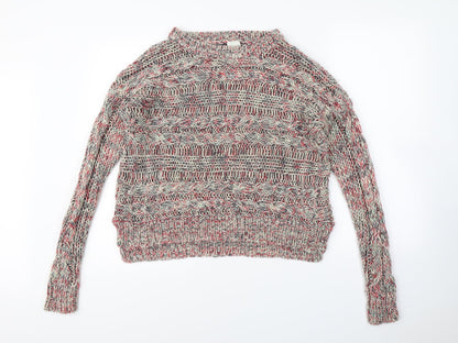 Additional front view of G21 women’s multicoloured jumper, size UK 12