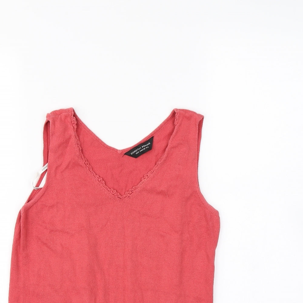 Dorothy Perkins Womens Ivory   Basic Tank Size 10
