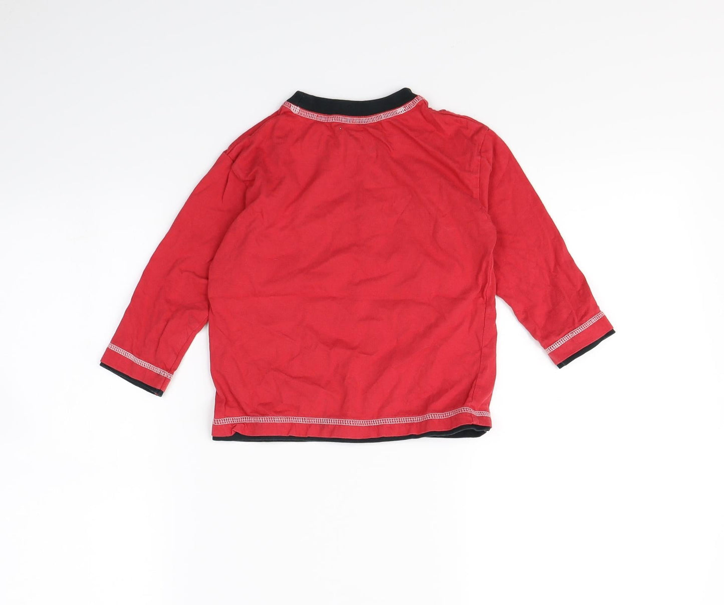 Kidid Boys Red   Pullover T-Shirt Size 3-4 Years