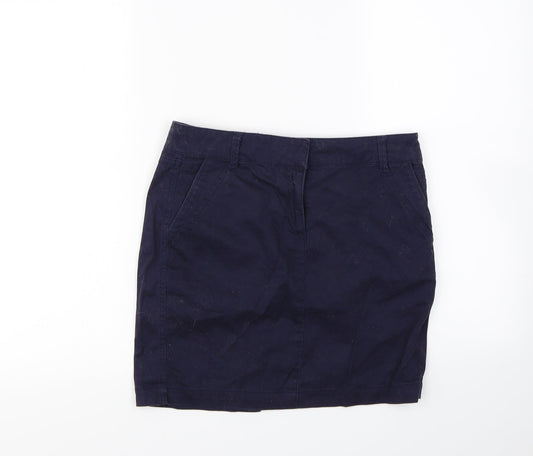 Casual Womens Blue   Mini Skirt Size 8