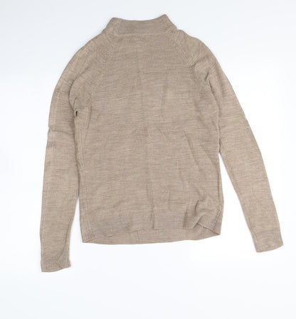 Back view of Atmosphere women’s brown jumper, size UK 8