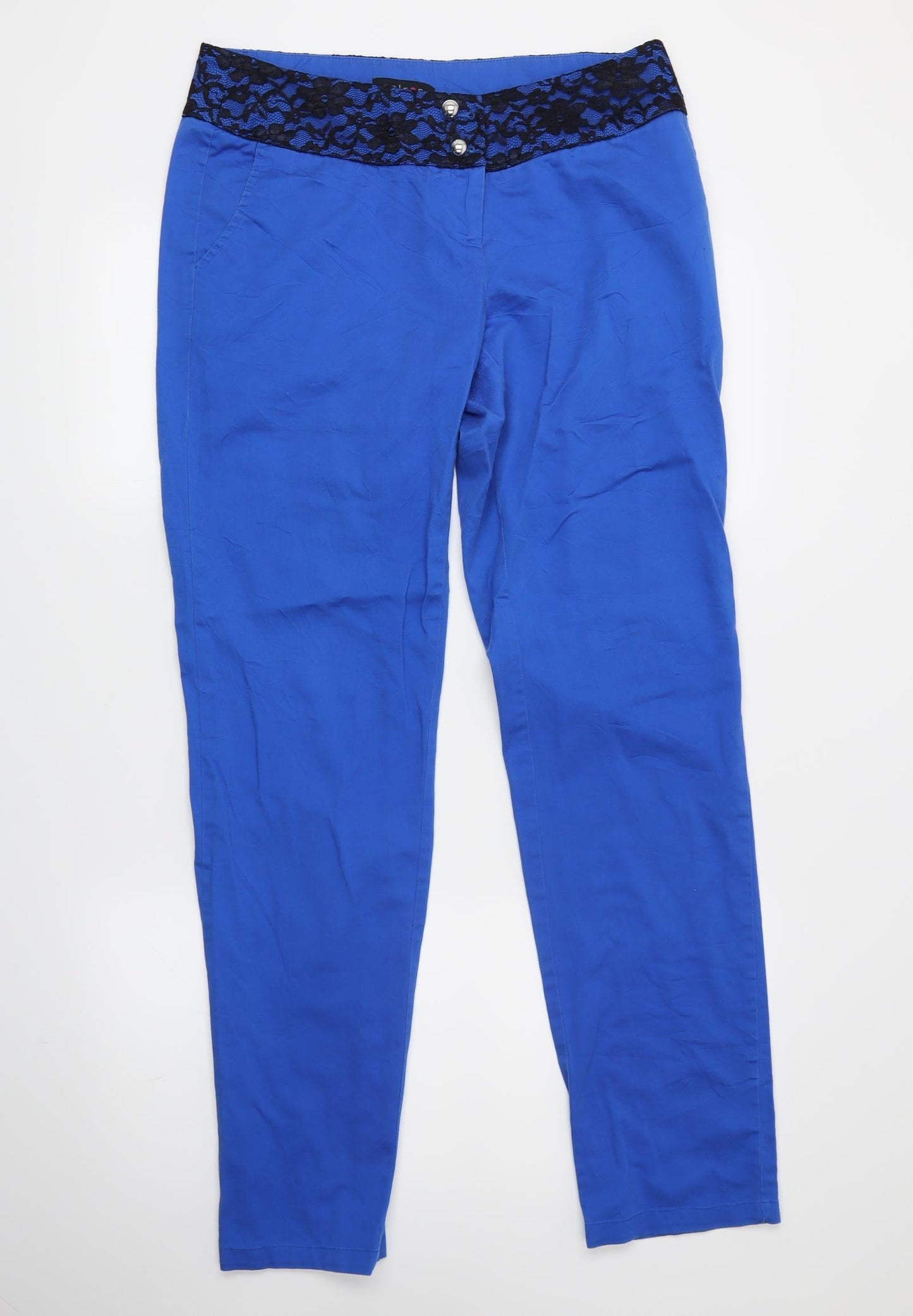 Melrose Womens Blue   Trousers  Size 14 L30 in