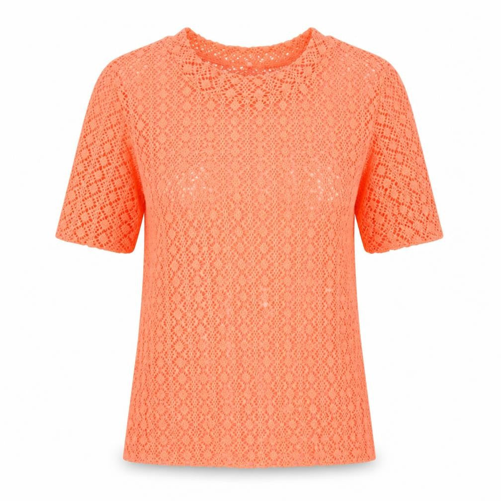 Bershka Womens Orange   Pullover Jumper Size S  - neon