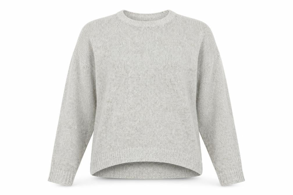 New Look Womens Grey   Pullover Jumper Size L  - 100% acrylic