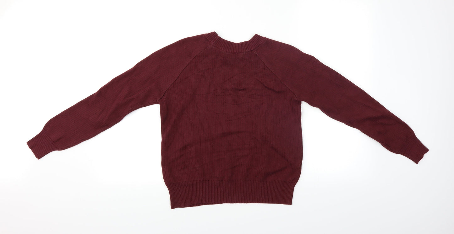 Mango Womens Red   Pullover Jumper Size 4